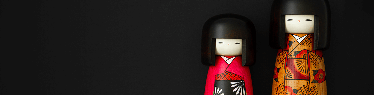 Kokeshi Puppen Dekofiguren